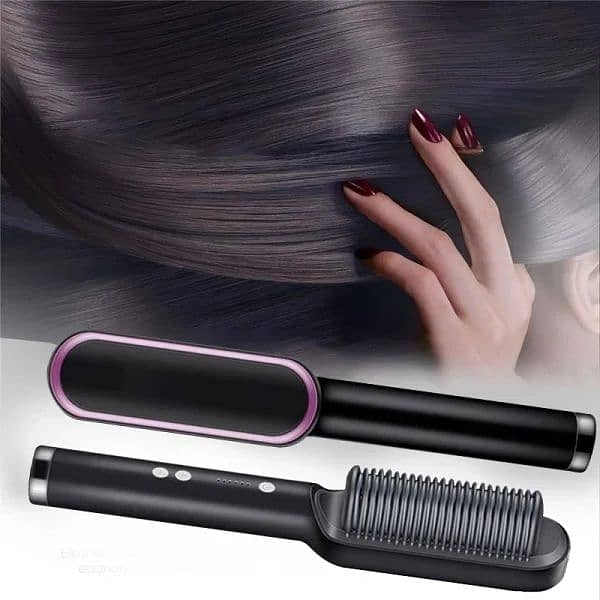 Hair straightner brush free delivery 5