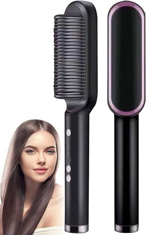 Hair straightner brush free delivery 8