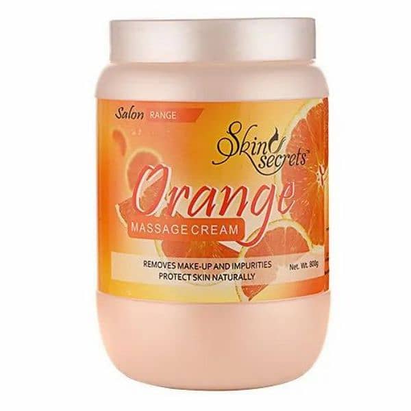 Skin Secrets Salon Orange Massage Cream , Packaging Type: Box 0