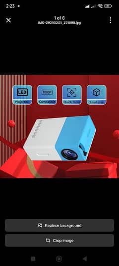 ZRZTM Compact HD Mini projector