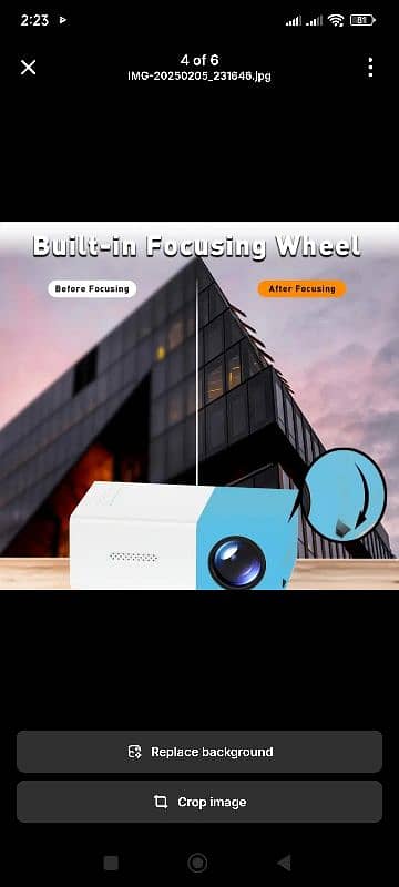 ZRZTM Compact HD Mini projector 3