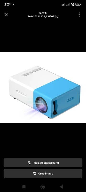 ZRZTM Compact HD Mini projector 5