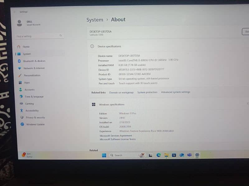 Dell latitude 5300 3