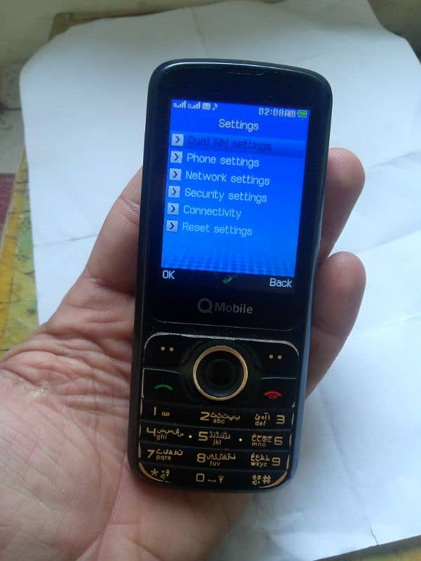 QMobile E2 All ok he 3 Days battery Timing Open FM Radio Dual Sim 1