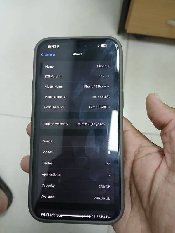 I Phone 15 Pro Max Jv ,256 Gb,100 Heath,13 Cycles Charge 1