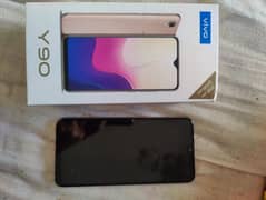 vivo y90 condition 10 by 10 with box and charger