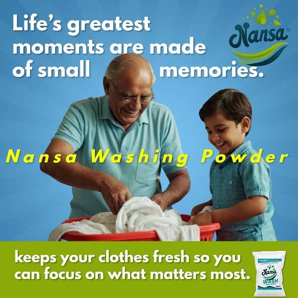 Nansa Washing Powder - 500 grams 5