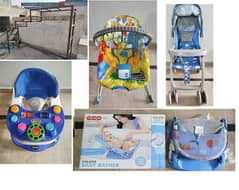 Monkey Bar Baby Bath Seat Bouncer Walker Stroller Pram