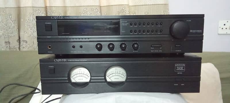 carver power and pre control amp 0