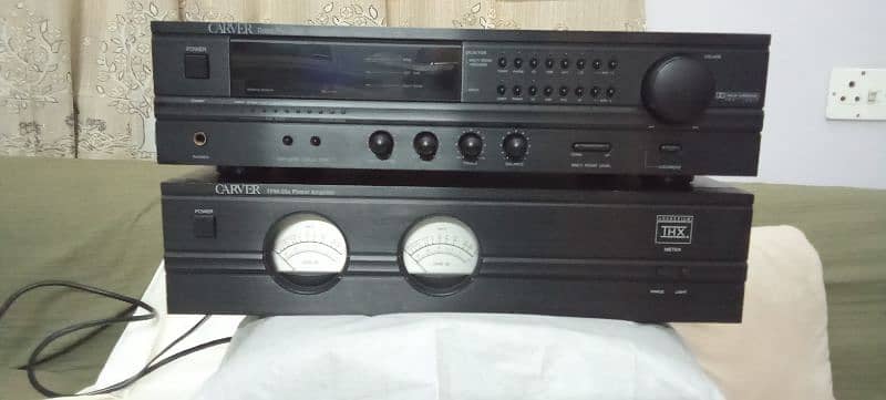 carver power and pre control amp 1