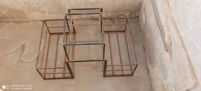 Heavy-Duty Iron Stand for Sale for Delivering Water Bottles and eggs.