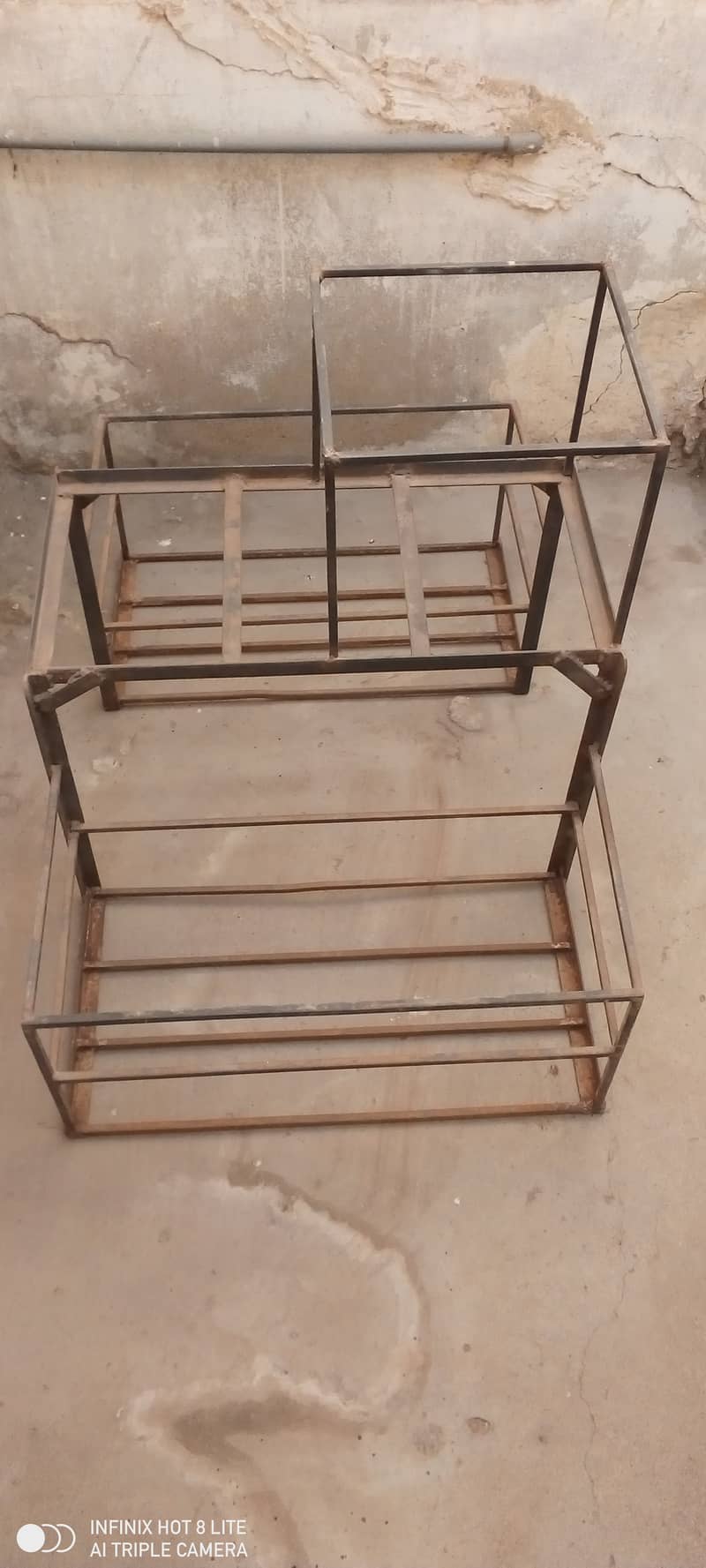 Heavy-Duty Iron Stand for Sale for Delivering Water Bottles and eggs. 2