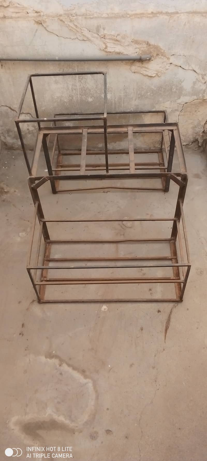 Heavy-Duty Iron Stand for Sale for Delivering Water Bottles and eggs. 5