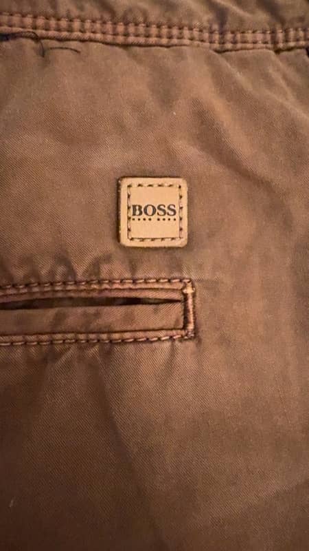 Mens Hugo Boss Cotton Pant 2