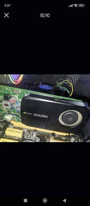 Nvidia quadro 2GB Graphic Card 1