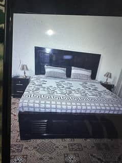 Double room bed set 1 year old