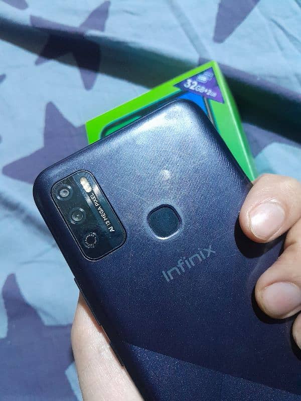 infinix hot 9 play 2 32 with box 03264946273 call/whatsap 10 hazr fnl 8