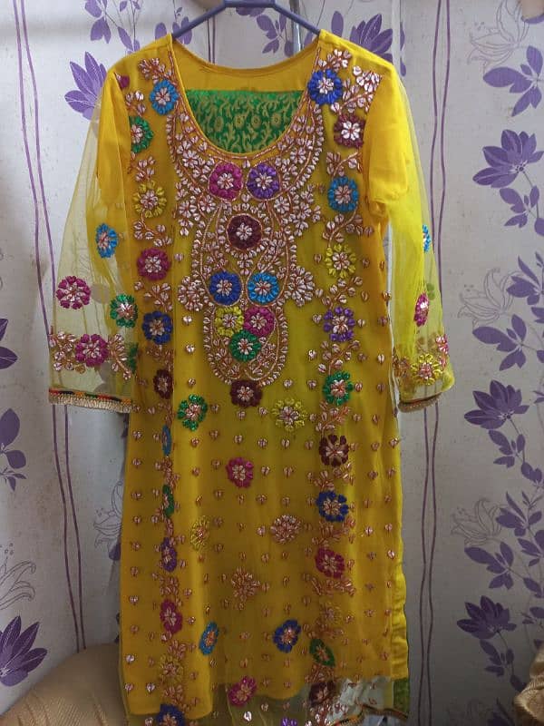 mehndi dress for sale 1