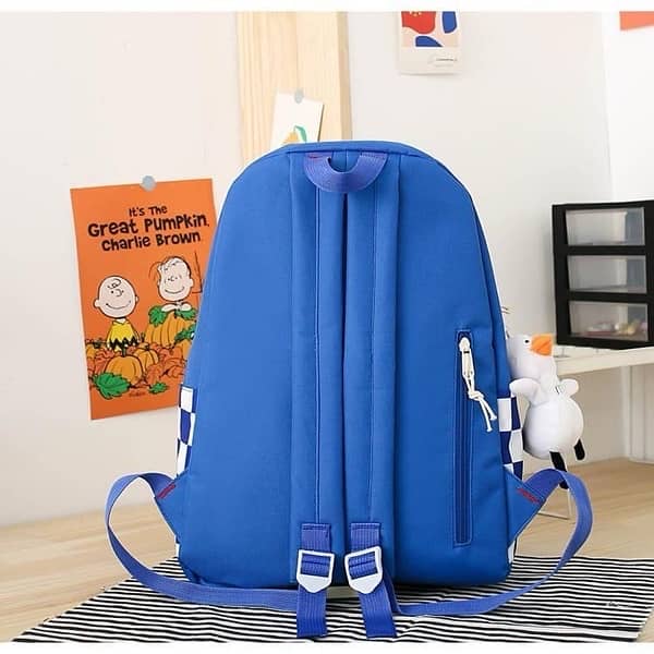 Multipurpose Bagpack 4pcs blue nylon adventure pack 4