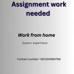 Assignment