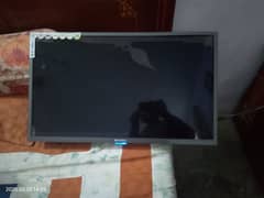 32" ecostar led tv panal break hy baqi ok hy