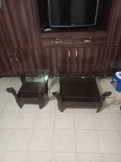 Center table and side table for sale in good condition