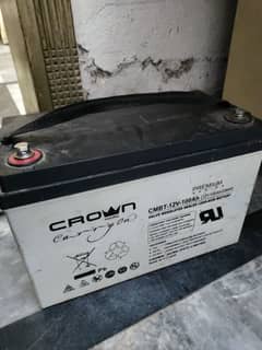 crown battery 12v 100ah