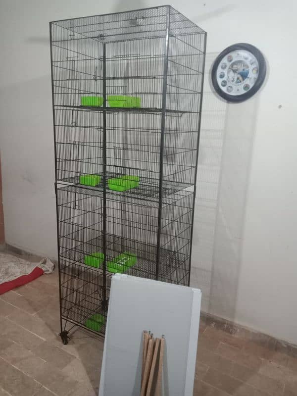 ring neck  trolly cage for sale new cage Hai 1