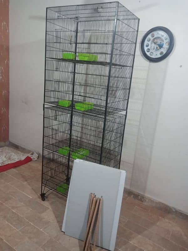 ring neck  trolly cage for sale new cage Hai 2