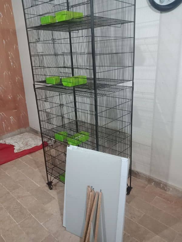 ring neck  trolly cage for sale new cage Hai 3