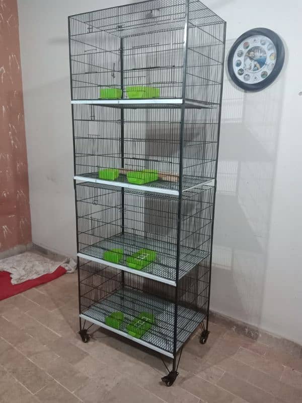 ring neck  trolly cage for sale new cage Hai 4