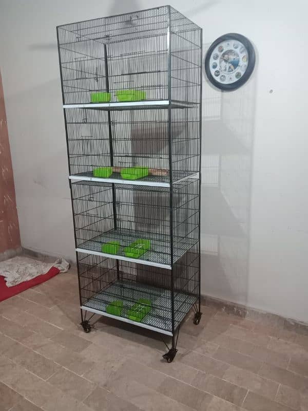 ring neck  trolly cage for sale new cage Hai 6