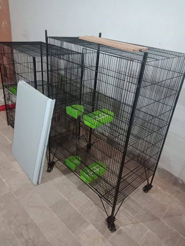 ring neck  trolly cage for sale new cage Hai 8