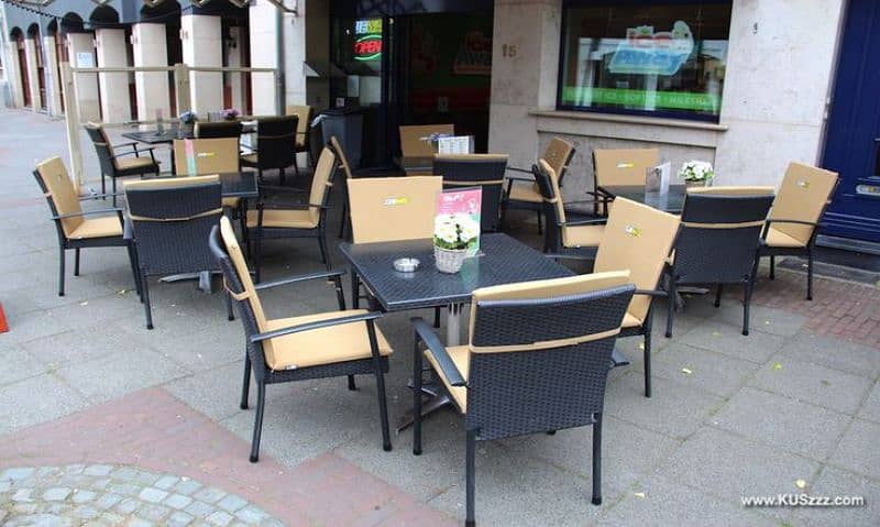 restaurants outdoor rattan chairs sofa new and Repairing 1