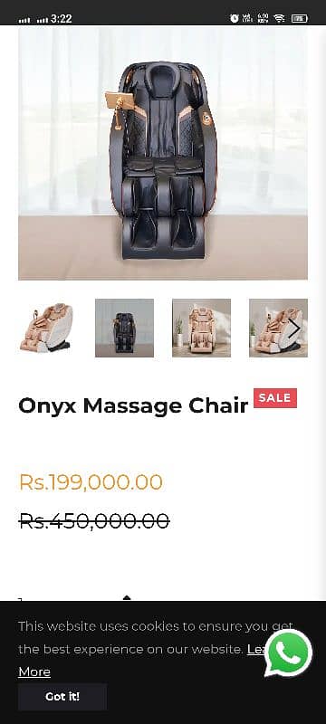 Zero onyx Massage Chair New model 2025 6