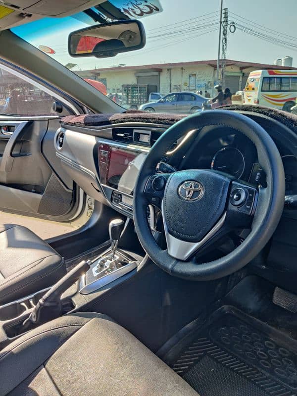 Toyota Altis Grande 2021 black interior full option 9