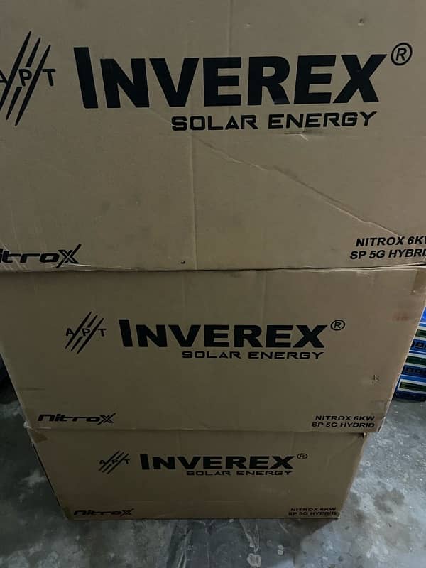 Inverex 6kw hyprid Solar inverter Nitrox 3