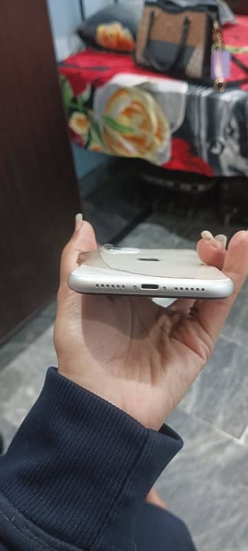 IPhone 11 white coloured open box 1