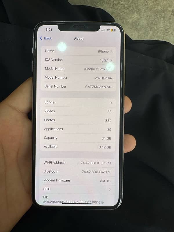 iphone 11 pro max jv PTA APPROVED 6