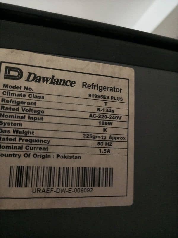 Dawlance Energy Saver series refrigerator 4