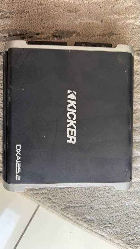 Kicker Car Audio System With Amplifier 1