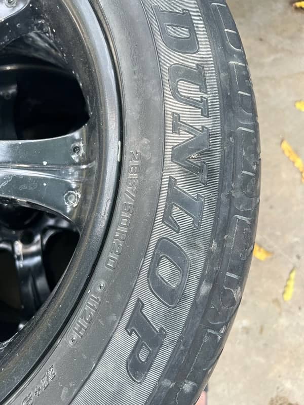 Dunlop car tyres rims for vigo revo prado 20 inches 1