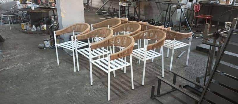 outdoor rattan furniture restaurant chairs sofa new and Repairing 9