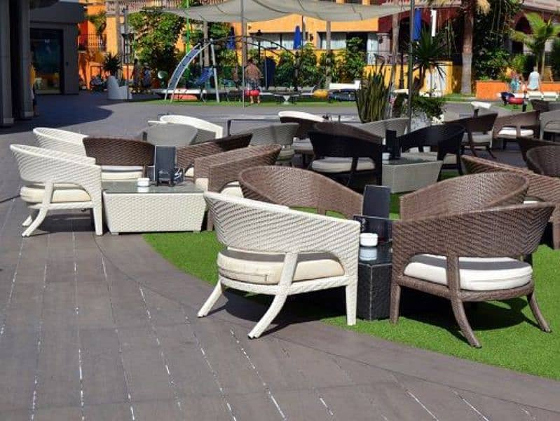 outdoor rattan furniture restaurant chairs sofa new and Repairing 18