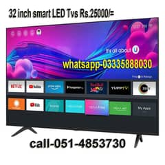 32 inch LED TV Smart New model 2025 call 0514853730