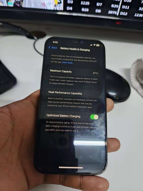 iPhone 12 pro PTA approved   128gb 8