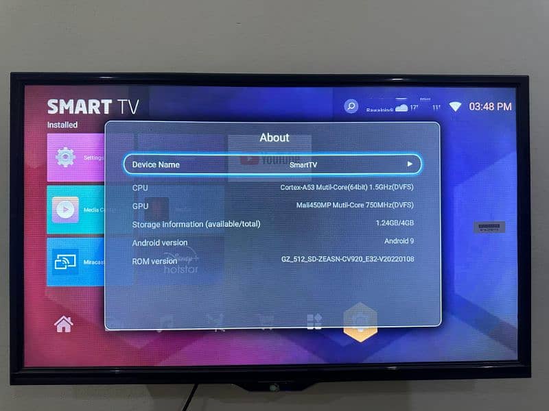 Samsung cpy Smart Tv 3