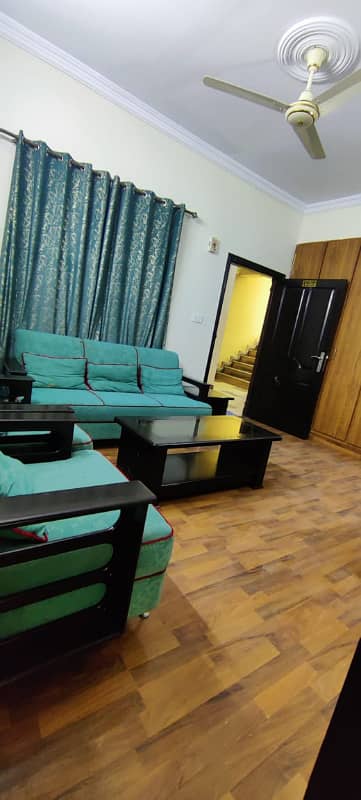 2 Bed apartment fully furnished available for rent in E-11 Islamabad 10