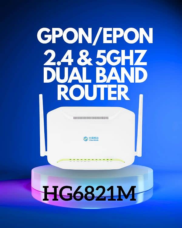 gpon / epon 2.4 & 5ghz dual band wireless wifi router (Refurbished) 0