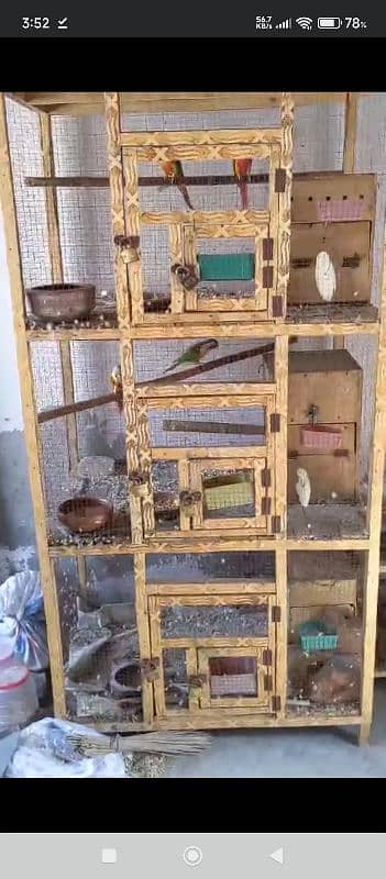 2 wood cage power full Wood cage mote jali 7